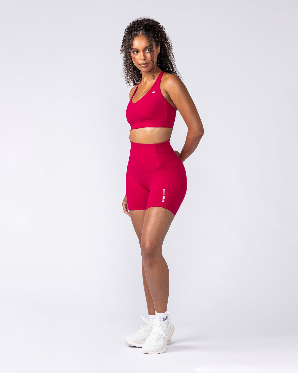 Unrivalled Berry Pocket Shorts