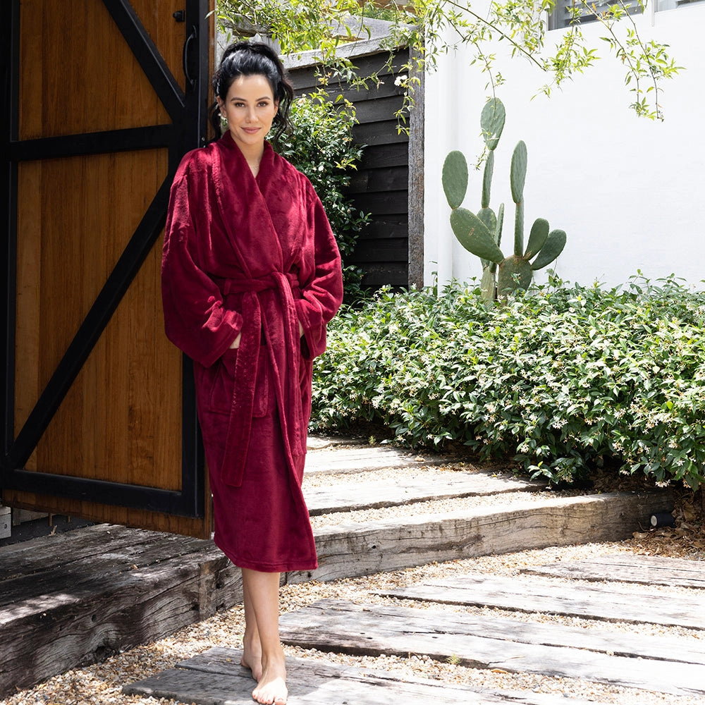 Plush Bath Robe