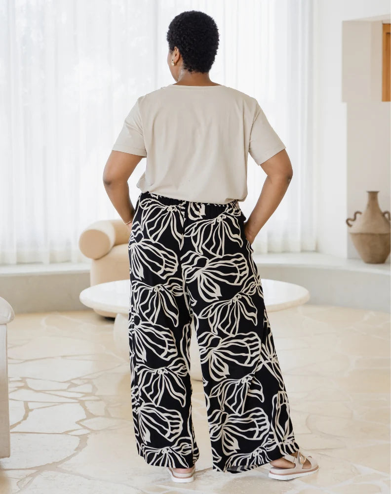 Morgan Pants Midnight Palm